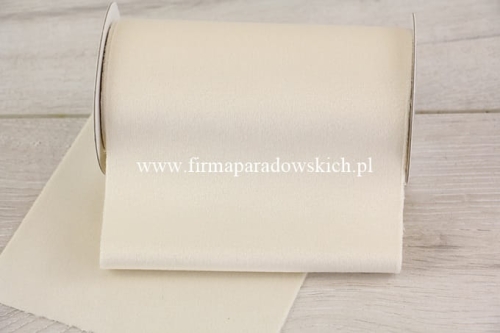 welurowy szal 12cm 1szt ecru (ZX0503)