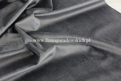 welurowy szal 36cm 1szt szary (ZX0510)