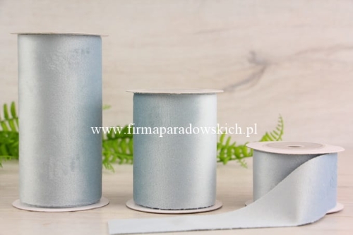 welurowy szal 4cm 1szt błękit (LO0353)