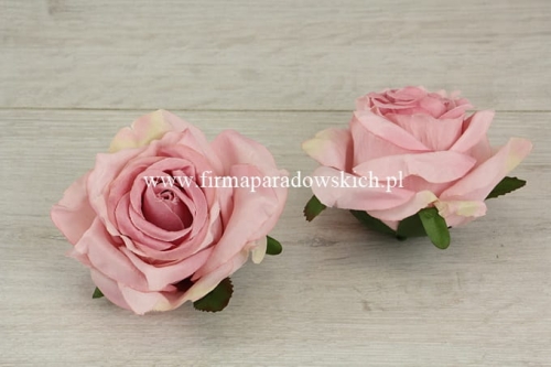 róża otwarty pączek 12szt jasny pudrowy róż (LY003)