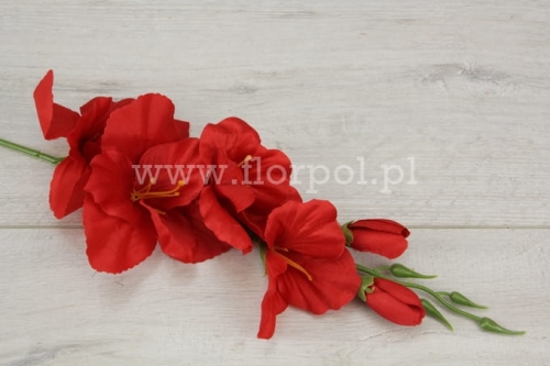 pojedynczy mieczyk 12szt czerwony (G007)