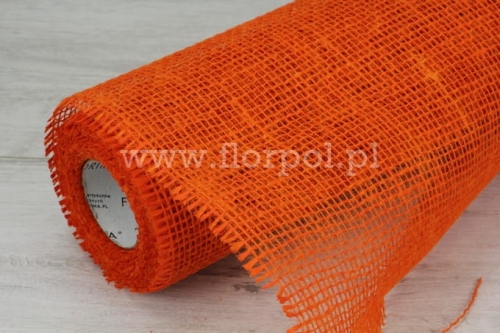siatka jutowa drobna 50cm/5m pomarańcz