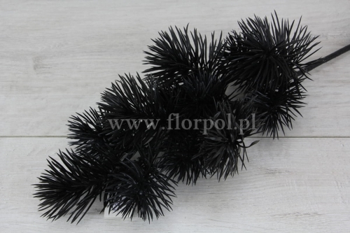 Sztuczna sosnowa gałązka h55 1szt czarny (PX01354PT)
