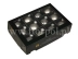 bombki choinkowe 57mm - 12szt silver combi