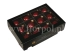 bombki choinkowe 57mm - 12szt red shiny