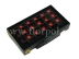 bombki choinkowe 25mm - 24szt red mat
