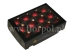 bombki choinkowe 57mm  - 12szt red mat