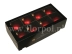 bombki choinkowe 80mm – 8szt red mat