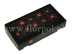 bombki choinkowe 40mm – 15szt dark red combi