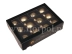 bombki choinkowe 57mm - 12szt bright gold combi