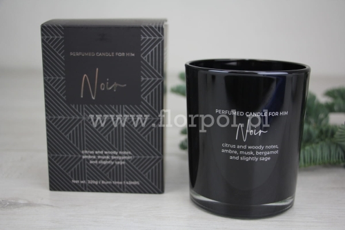 świeca zapachowa Noir for him 1szt czarny