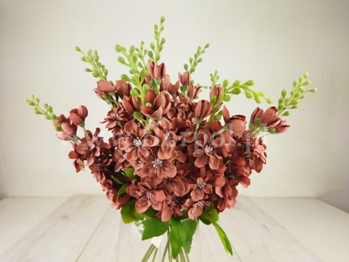 ostróżka niska 12szt  kakao (LYB051)