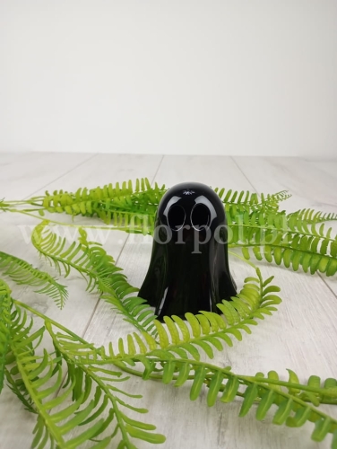 Ceramiczny ledowy duszek 1szt czarny (82875)