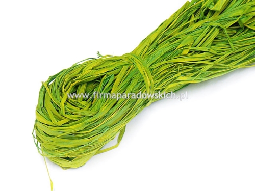 rafia naturalna barwiona  1 op  j. zieleń 