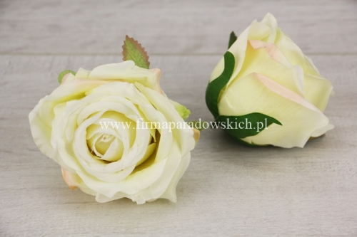 róża otwarty pączek 12szt słoneczny/różowy cień (LY003)